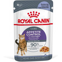 Produktbild von Royal Canin Appetite Control Care Nassfutter für erwachsene Katzen in Gelee zur Gewichtskontrolle 96 x 85 g - 96 x 85 g