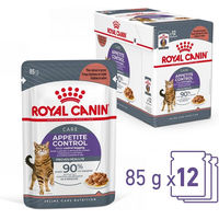 Produktbild von Royal Canin Appetite Control Care Nassfutter Stückchen in Gelee für ausgewachsene Katzen zur Gewichtskontrolle 12x85 g - 12 x 85 g