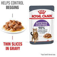 Produktbild von Royal Canin Appetite Control Light Katzenfutter für erwachsene Katzen Stückchen in Sauce 48x85g