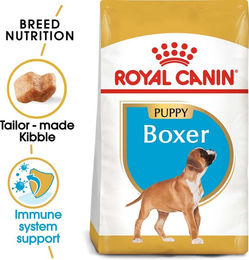 Produktbild von Royal Canin Boxer Welpenfutter Trockenfutter für Welpen zur Unterstützung des Muskelaufbaus 2x12 kg