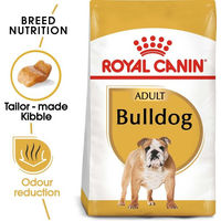 Produktbild von Royal Canin Bulldog Adult Trockenfutter für Hunde aller Größen mit Haut & Fell Pflege 2x12kg