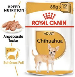 Produktbild von Royal Canin Chihuahua Adult Mousse Hundefutter für erwachsene Chihuahuas 12x85 g - 12 x 85 g
