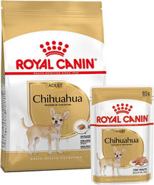 Produktbild von Royal Canin Chihuahua Adult Trockenfutter und Nassfutter Set 3kg und 12x85g
