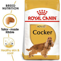 Produktbild von Royal Canin Cocker Adult Trockenhundefutter ohne Farb- und Aromastoffe für Haut und Fell 2x12kg