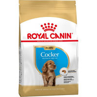 Produktbild von Royal Canin Cocker Puppy Trockenfutter für Welpen mit Zahnpflege und Haut & Fell Support 3 kg - 2 x 3 kg