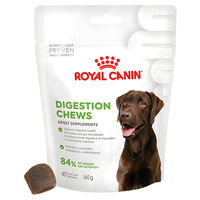 Produktbild von Royal Canin Digestion Chews Adult Funktionssnack mit Geflügel zur Verdauungsunterstützung 6 x 160 g