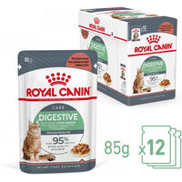 Produktbild von Royal Canin Digestive Care Nassfutter für Katzen mit empfindlicher Verdauung Stückchen in Soße 12 x 85 g - 12 x 85 g