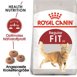 Royal Canin Fit 32 Trockenfutter für ausgewachsene Katzen mit Geflügel 400 g - 3 x 400 g – Bild 1 von 6