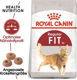 Royal Canin Fit Trockenfutter für adulte Katzen zur Gewichtskontrolle und Haarballenreduktion 20 kg (2 x 10 kg) – Bild 1 von 1