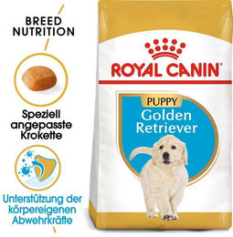 Produktbild von Royal Canin Golden Retriever Welpenfutter Trockenfutter Geflügel 24 kg - 2 x 12 kg