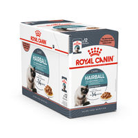 Produktbild von Royal Canin Hairball Care Katzenfutter Nassfutter Stückchen in Soße für erwachsene Katzen 12 x 85 g - 12 x 85 g