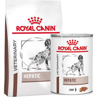 Produktbild von Royal Canin Hepatic Diätfutter für Hunde Trockenfutter 7 kg plus 12 x 420 g