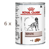 Produktbild von Royal Canin Hepatic Hundefutter Adult Mousse 6 x 420 g