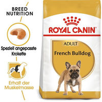 Produktbild von Royal Canin Hundefutter French Bulldog Adult mit Schwein und Geflügel 18 kg (2 x 9 kg)