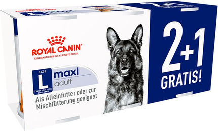 Produktbild von Royal Canin Hundefutter Maxi Adult Paté für große Rassen 410g