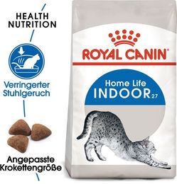 Produktbild von Royal Canin Indoor 27 Trockenfutter für ausgewachsene Wohnungskatzen mit Geflügel 20 kg (2 x 10 kg)