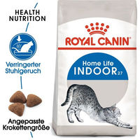 Produktbild von Royal Canin Indoor 27 Trockenfutter für ausgewachsene Wohnungskatzen mit Geflügel 20 kg (2 x 10 kg)