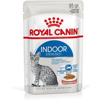 Produktbild von Royal Canin Indoor Light Nassfutter für Wohnungskatzen mit Stückchen in Sauce 12x85g - 12 x 85 g