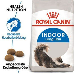 Royal Canin Indoor Long Hair Trockenfutter für ausgewachsene Wohnungskatzen 2 kg - 2 kg – Bild 1 von 4