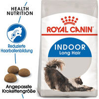 Produktbild von Royal Canin Indoor Long Hair Trockenfutter für ausgewachsene Wohnungskatzen 400 g - 400 g