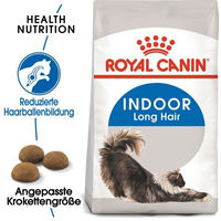 Produktbild von Royal Canin Indoor Longhair Trockenfutter für ausgewachsene Wohnungskatzen mit Geflügel 20 kg
