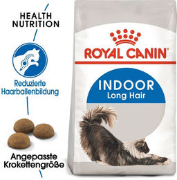 Royal Canin Indoor Longhair Trockenfutter für ausgewachsene Wohnungskatzen mit Geflügel 4 kg - 4 kg – Bild 1 von 7