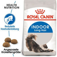 Produktbild von Royal Canin Indoor Longhair Trockenfutter für ausgewachsene Wohnungskatzen mit Geflügel 4 kg - 4 kg
