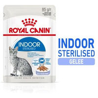Produktbild von Royal Canin Indoor Sterilised Adult Katzenfutter Stückchen in Gelee 12x85 g - 12 x 85 g