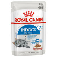 Produktbild von Royal Canin Indoor Sterilised Katzenfutter Adult Stückchen in Sauce 85 g - 85 g