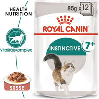Produktbild von Royal Canin Instinctive 7+ Katzen Nassfutter Stückchen in Soße für Senior Katzen 12 x 85 g - 12 x 85 g