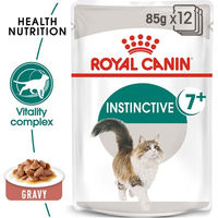 Produktbild von Royal Canin Instinctive 7+ Nassfutter Stückchen in Soße für Senior Katzen 48x85g