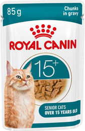 Royal Canin Katzen Nassfutter Ageing 15+ Stückchen in Soße mit niedrigem Phosphorgehalt 12 x 85 g – Bild 1 von 8