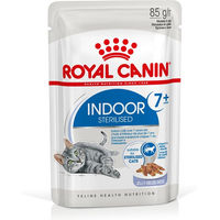 Produktbild von Royal Canin Katzen Nassfutter Indoor Sterilised 7+ Senior Stückchen in Gelee 12 x 85 g - 12 x 85 g