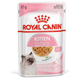 Royal Canin Kitten Katzenfutter Stückchen in Gelee 85 g - 12 x 85 g – Bild 1 von 2