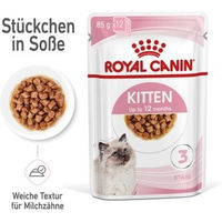 Produktbild von Royal Canin Kitten Katzenfutter Stückchen in Soße 12x85 g - 12 x 85 g