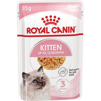 Produktbild von Royal Canin Kitten Nassfutter Stückchen in Gelee für Kätzchen 12 x 85 g - 12 x 85 g