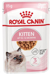 Royal Canin Kitten Nassfutter Stückchen in Soße für Katzenwelpen 12 x 85 g - 12 x 85 g – Bild 1 von 4