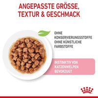 Produktbild von Royal Canin Kitten Sterilised Katzenfutter Stückchen in Sauce 12 x 85g - 12 x 85 g