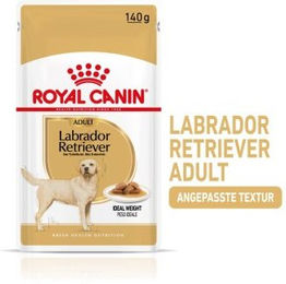 Produktbild von Royal Canin Labrador Retriever Adult Hundefutter Stückchen in Sauce Light 10x140 g - 10 x 140 g