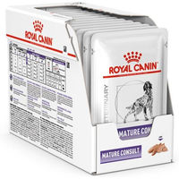 Produktbild von Royal Canin Mature Consult Paté Veterinärdiät Nassfutter für Senior Hunde 12 x 85 g - 12 x 85 g