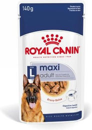 Royal Canin Maxi Adult Hundefutter Stückchen in Sauce für große Rassen 10x140g - 10 x 140 g – Bild 1 von 2