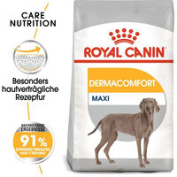 Produktbild von Royal Canin Maxi Dermacomfort Trockenfutter für große erwachsene Hunde mit empfindlicher Haut 12 kg - 12 kg
