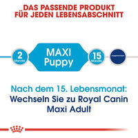 Produktbild von Royal Canin Maxi Puppy Hundefutter für große Rassen zur Unterstützung von Verdauung und Immunsystem 10 kg - 10 kg