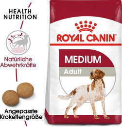 Royal Canin Medium Adult Hundefutter für mittelgroße ausgewachsene Hunde zur Gewichtskontrolle und Unterstützung des Immunsystems 4 kg – Bild 1 von 6