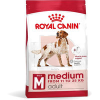 Produktbild von Royal Canin Medium Adult Hundefutter mit Geflügel Rind und Schwein 10 kg - 10 kg