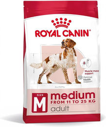 Royal Canin Medium Adult Trockenfutter für mittelgroße Hunde mit Geflügel Rind und Schwein 4kg - 4 kg – Bild 1 von 8