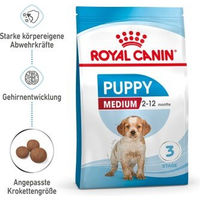 Produktbild von Royal Canin Medium Puppy Welpenfutter für Hunde mit Unterstützung für Immunsystem und Verdauung 10 kg - 10 kg