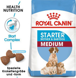 Royal Canin Medium Starter Hundefutter für tragende Hündinnen und Welpen mit Geflügel 4 kg - 4 kg – Bild 1 von 13