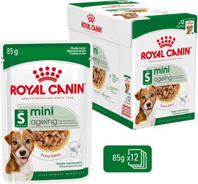 Royal Canin Mini Ageing Senior Hundefutter Stückchen in Soße 12 x 85 g - 12 x 85 g – Bild 1 von 13