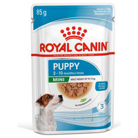 Produktbild von Royal Canin Mini Puppy Hundefutter Stückchen in Sauce für Welpen 85 g - 85 g